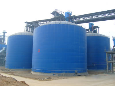 石河镇水泥钢板库改造