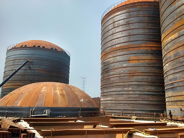 石河镇焦粉钢板仓